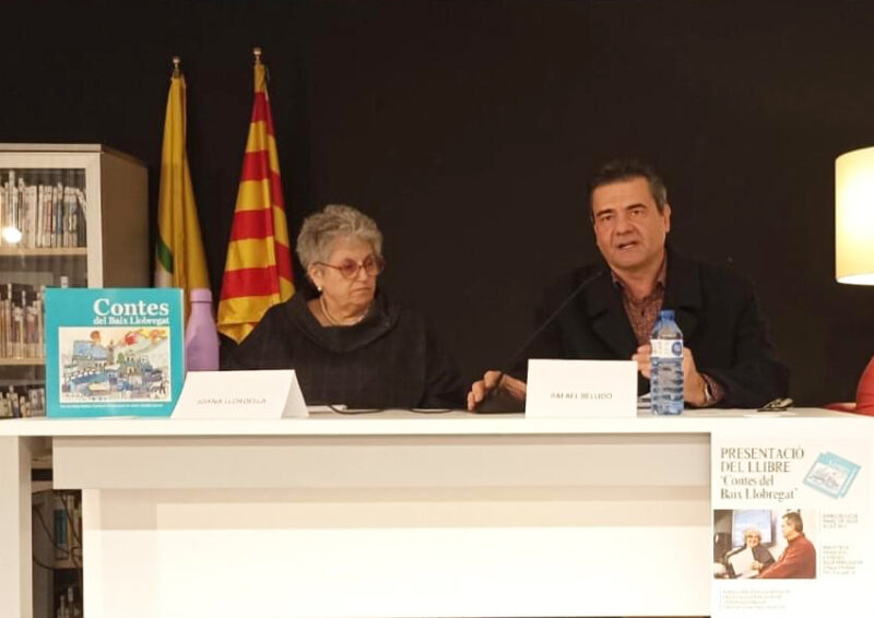 La Bustia acte presentacio Contes del Baix Llobregat Joana Llordella i Rafa Bellido Esparreguera