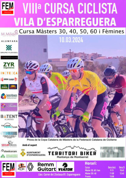 La Bustia cartell VIII Cursa Ciclista Vila Esparreguera