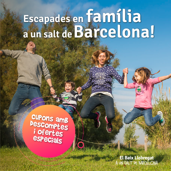 La Bustia cartell cupons Consorci Turisme Baix Llobregat