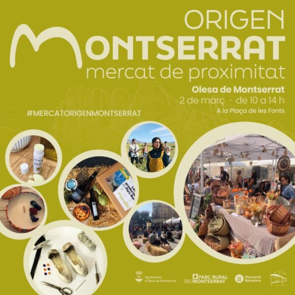 La Bustia cartell mercat origen Montserrat 1