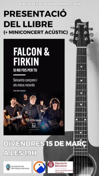La Bustia cartell presentacio llibre Falcon Firkin