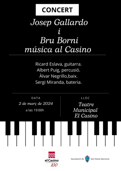 La Bustia concert Josep Gallardo i Bru Borni Sant Esteve