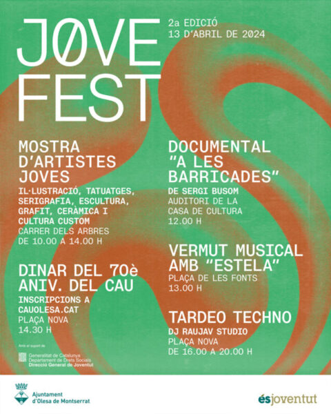 La Bustia cartell Jove Fest Olesa