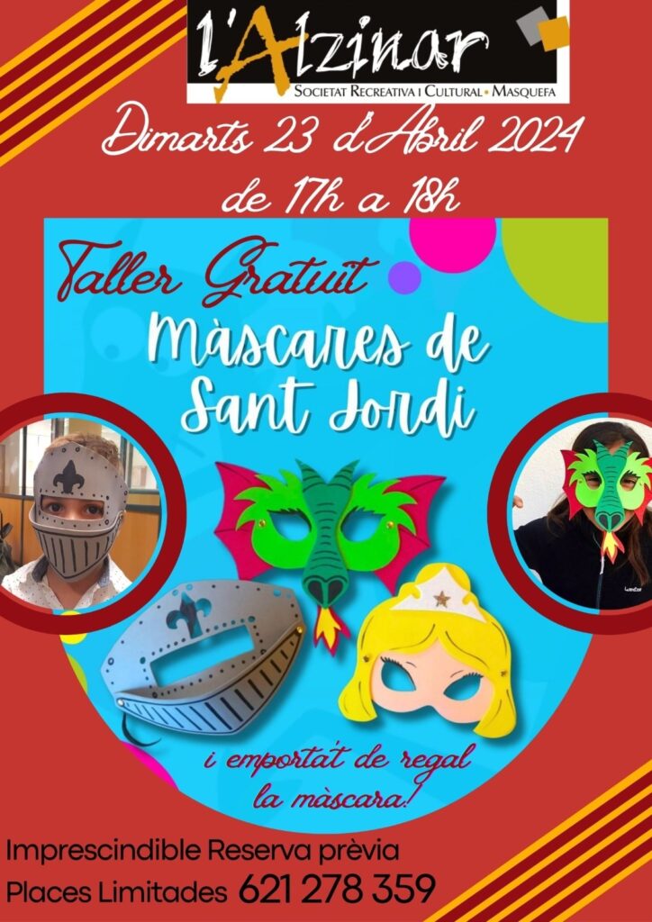La Bustia cartell Sant Jordi Alzinar Masquefa 2024