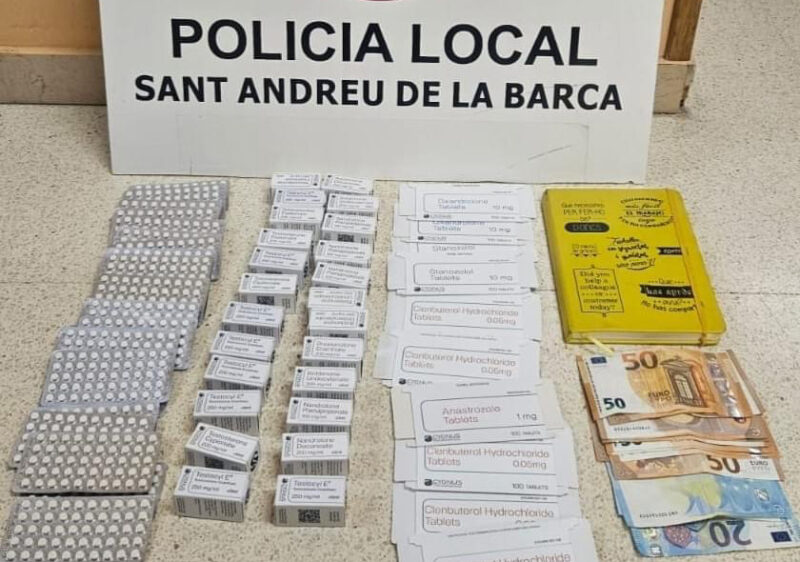 La Bustia trafic anabolitzants Sant Andreu 26 abril