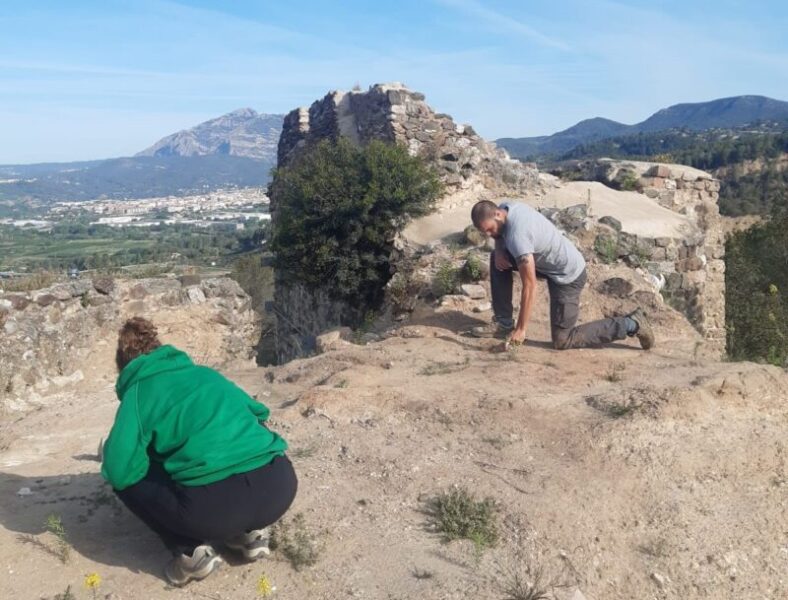 La Bustia campanya excavacions Castell Voltrera Abrera