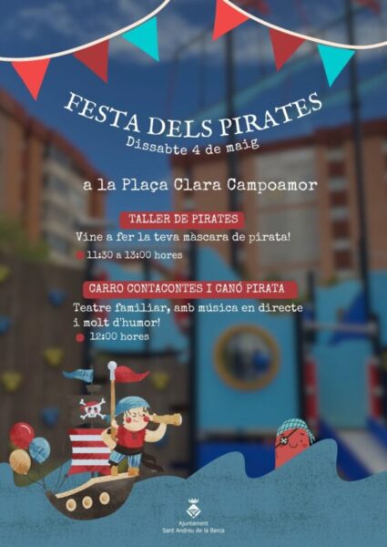 La Bustia cartell Festa dels Pirates Sant Andreu