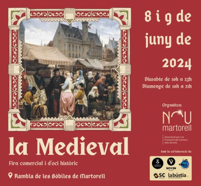 La Bustia cartell Fira Medieval Nou Martorell