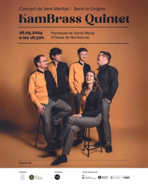 La Bustia cartell KamBrass Quintet