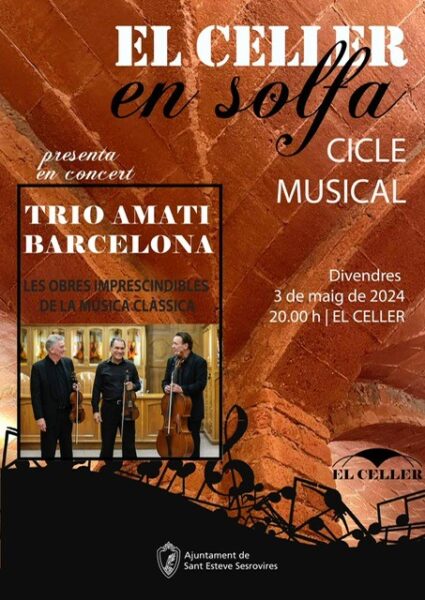 La Bustia cartell Trio Amati Barcelona