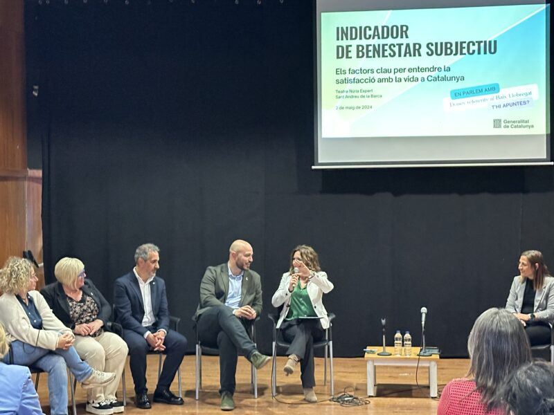 La Bustia presentacio Indicador benestar subjectiu vicepresidenta Laura Vilagra Sant Andreu 2