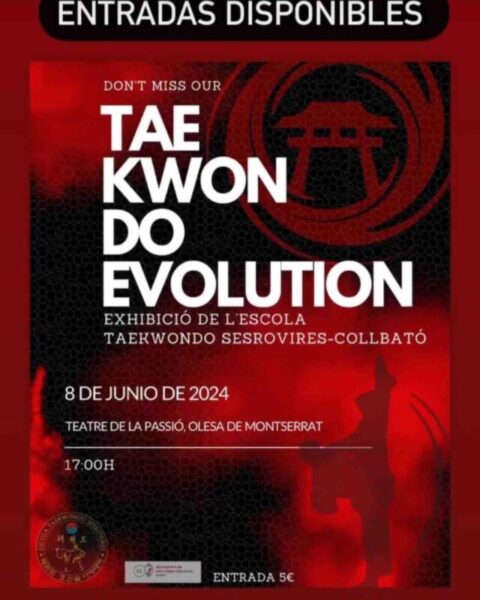 La Bustia cartell Taekwondo Evolution Escola Taekwondo Sant Esteve Sesrovires Collbato