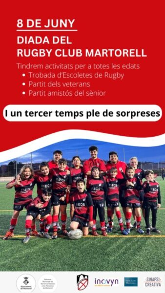 La Bustia cartell diada del Rugby Club Martorell 2024