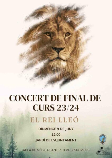 La Bustia cartell final curs 2024 Aula de Musica Sant Esteve