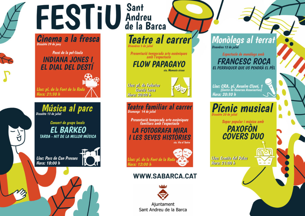 La Bustia programa Festiu 2024 Sant Andreu