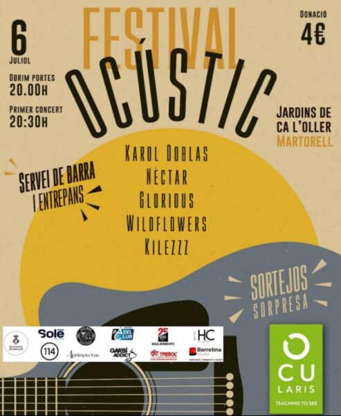 La Bustia cartell festival ocustic