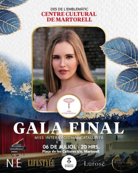 La Bustia cartell gala final miss internacnional Catalunya