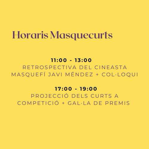 La Bustia cartell horaris Masquecurts