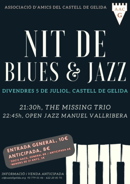 La Bustia cartell nit de blues i jazz Gelida