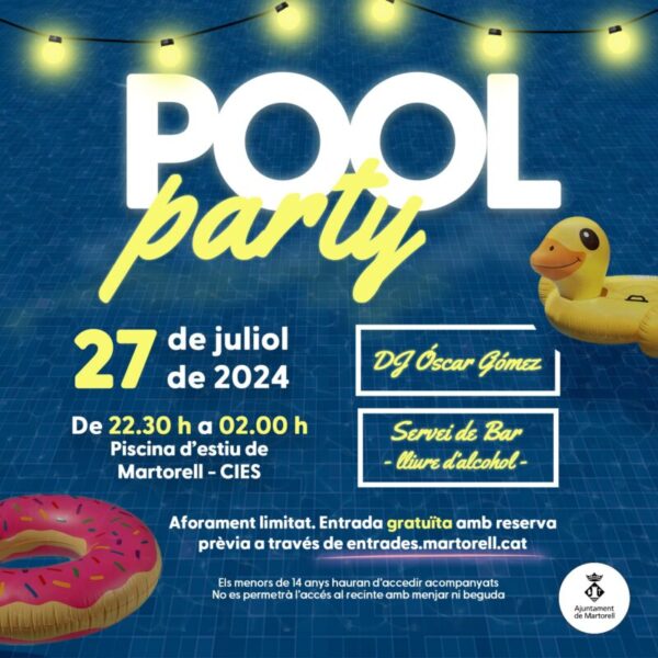 La Bustia cartell pool party Martorell