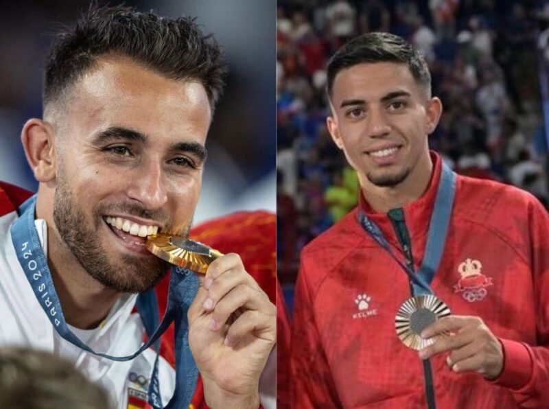 La Bustia Eric Garcia i Ilias Akhomach medalles Jocs Olimpics