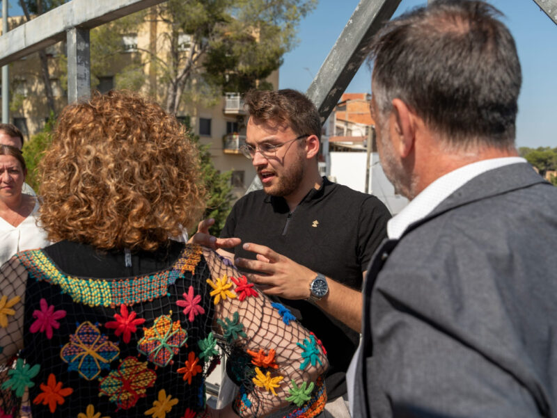 La Bustia obres pas a nivell estacio Masquefa 10