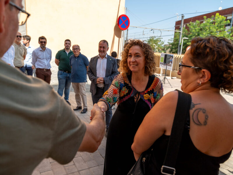 La Bustia obres pas a nivell estacio Masquefa 11