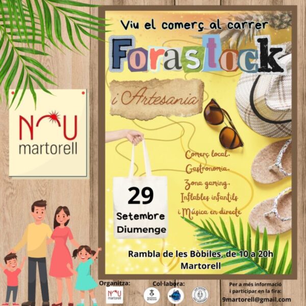 La Bustia cartell Forastock Nou Martorell