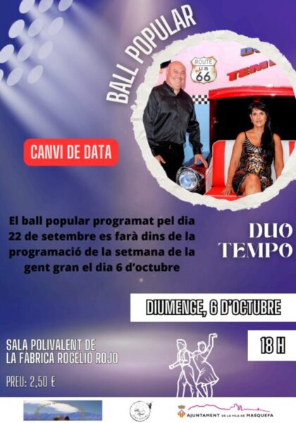 La Bustia cartell ball popular Masquefa