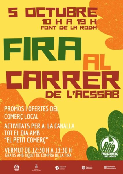 La Bustia cartell fira al carrer Sant Andreu