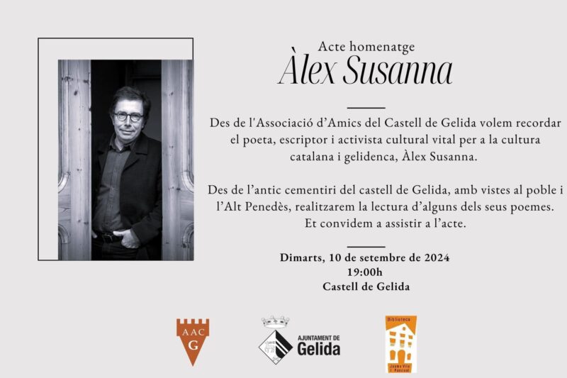 La Bustia cartell homenatge Alex Susanna