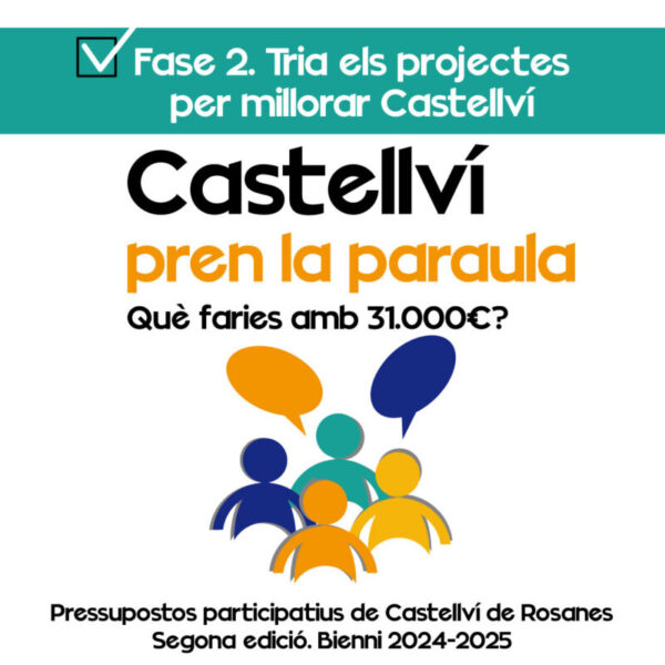 La Bustia cartell pressupostos participatius Castellvi