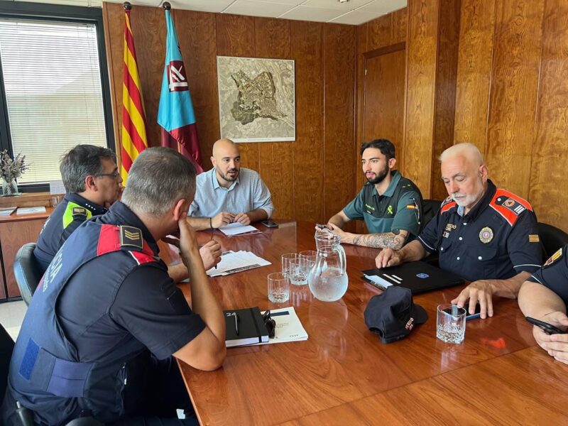 La Bustia reunio coordinacio dispositiu especial seguretat Sant Andreu