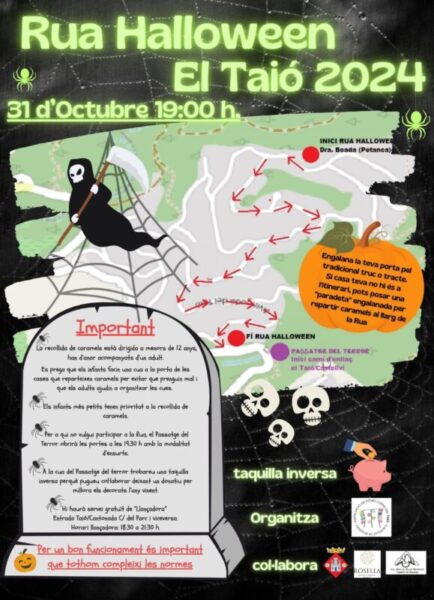 La Bustia cartell Halloween El Taio Castellvi