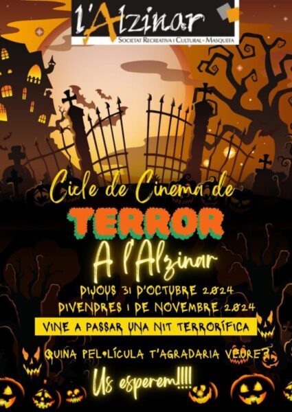 La Bustia cartell Halloween Masquefa