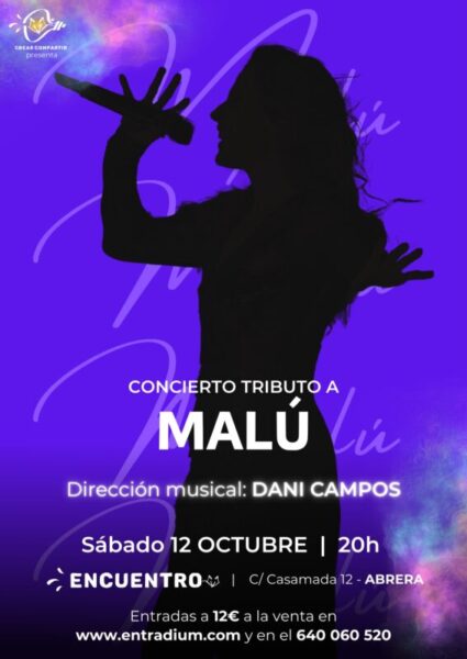 La Bustia cartell concert homenatge Malu