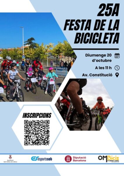 La Bustia cartell festa de la bicicleta Sant Andreu