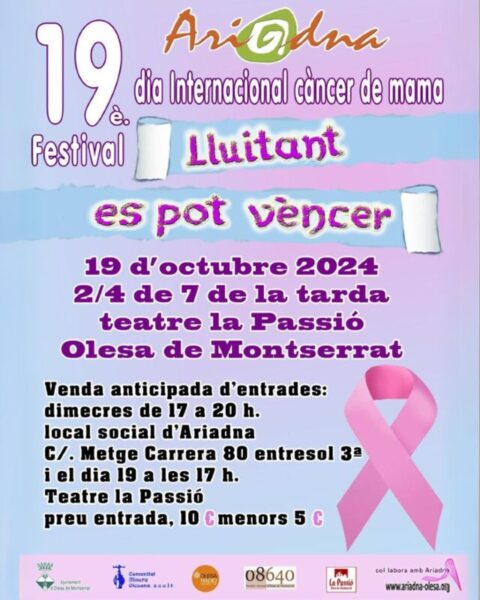 La Bustia cartell festival lluitant es pot vencer