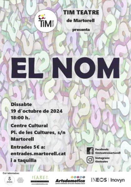 La Bustia cartell teatre el nom