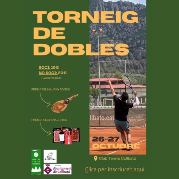 La Bustia cartell torneig de dobles Collbato