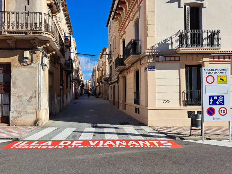 La Bustia illa vianants Esparreguera