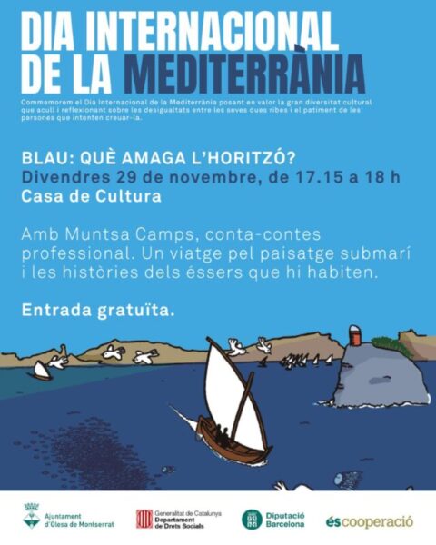 La Bustia cartell Dia internacional Mediterrania Olesa