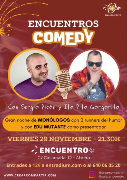 La Bustia cartell Encuentro Comedy