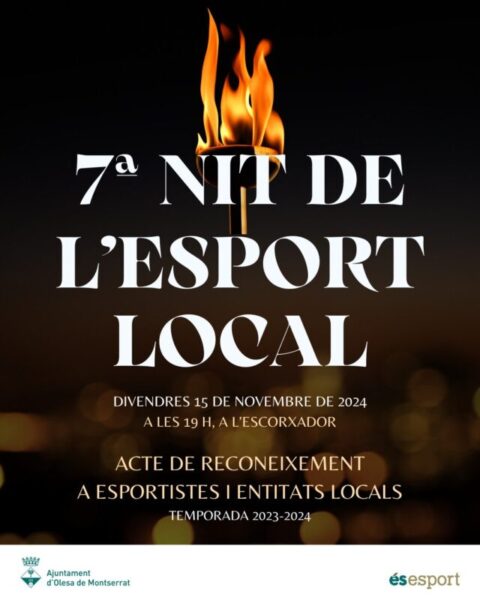 La Bustia cartell Nit Esport Olesa