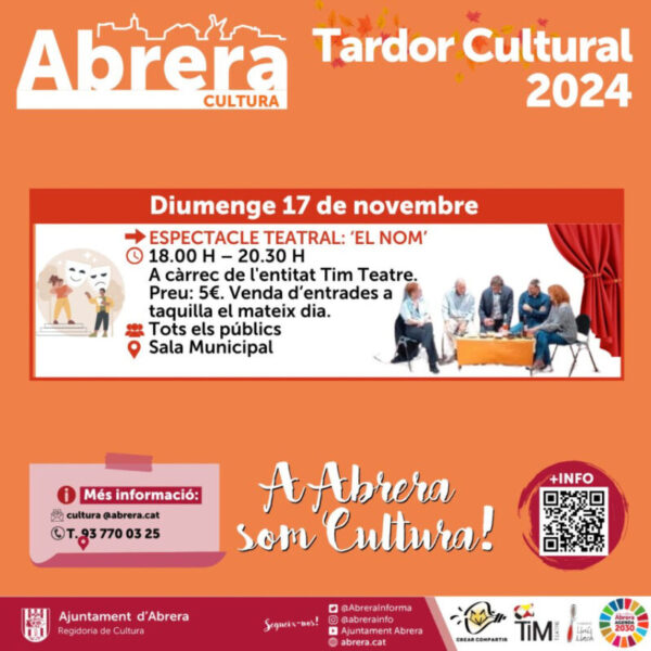 La Bustia cartell Tardor Cultural Abrera