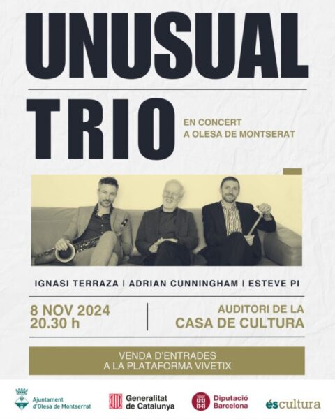 La Bustia cartell Unusual Trio Olesa