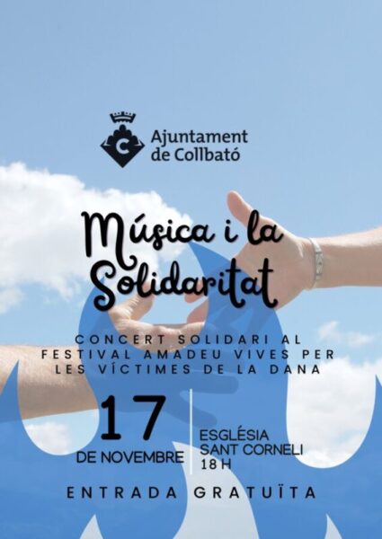 La Bustia cartell concert solidari Collbato