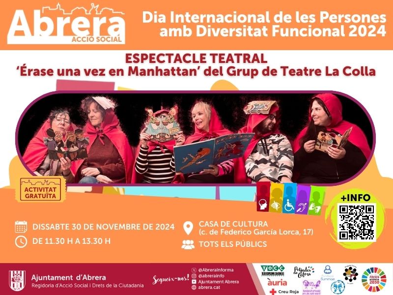 La Bustia cartell espectacle teatral Abrera