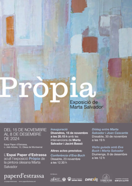 La Bustia cartell exposicio Propia Marta Salvador Olesa