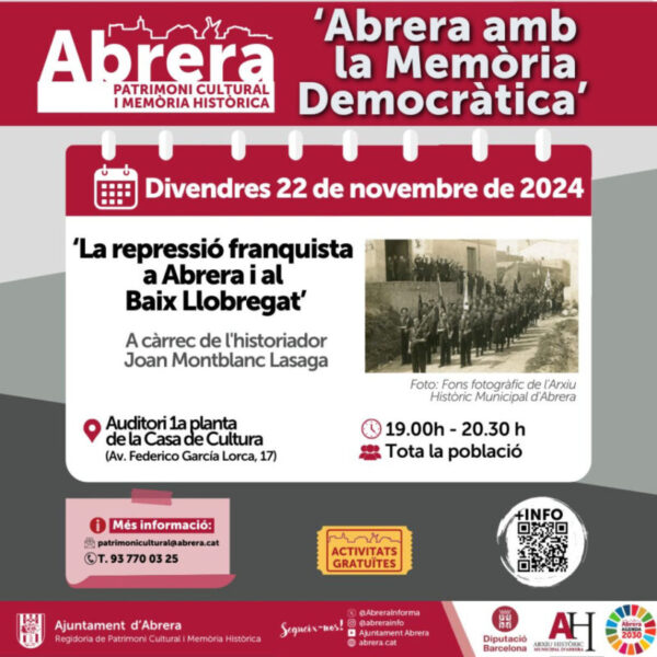 La Bustia cartell repressio franquista